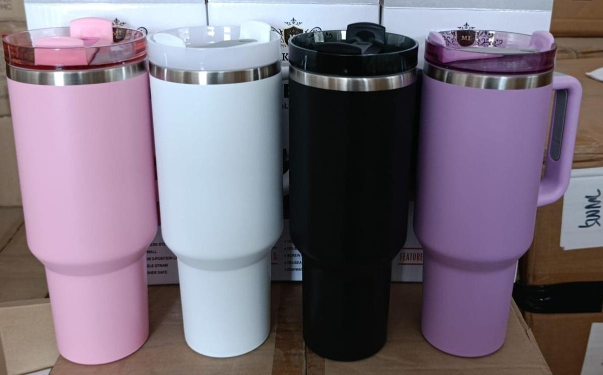 40oz Insulated Stainless Steel Tumblers with Handle