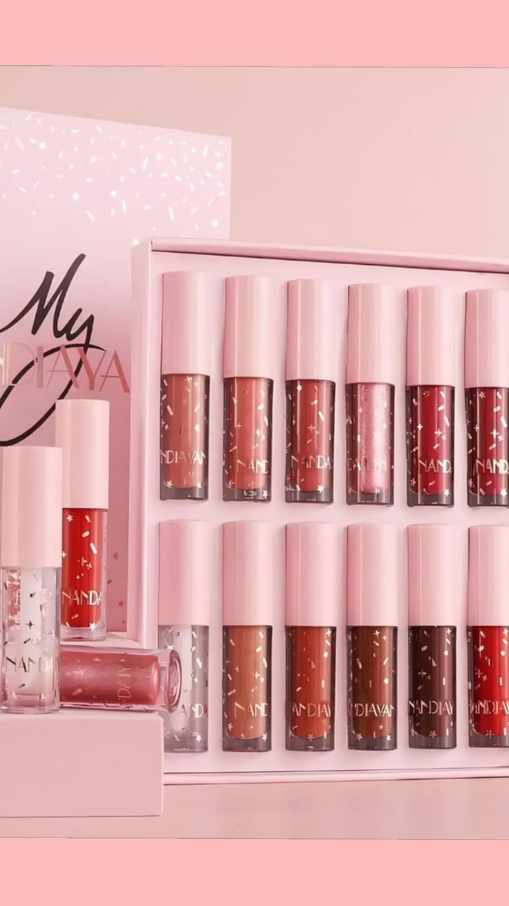 12 Pcs Mocallure Transparent Clear Lip Gloss | High Pigment Lipgloss Set | Best Quality Lipgloss Set