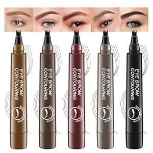 Natural Long Lasting Eyebrow Pen Waterproof Fork Tip Eyebrow Tattoo Pencil Women Eye Cosmetic Beauty Makeup | Eyebrow Marker Pen
