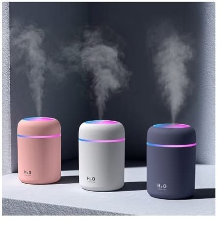 Essential Oil Diffuser Aroma Air wood Humidifier with Colorful Change mist maker for home (random color)