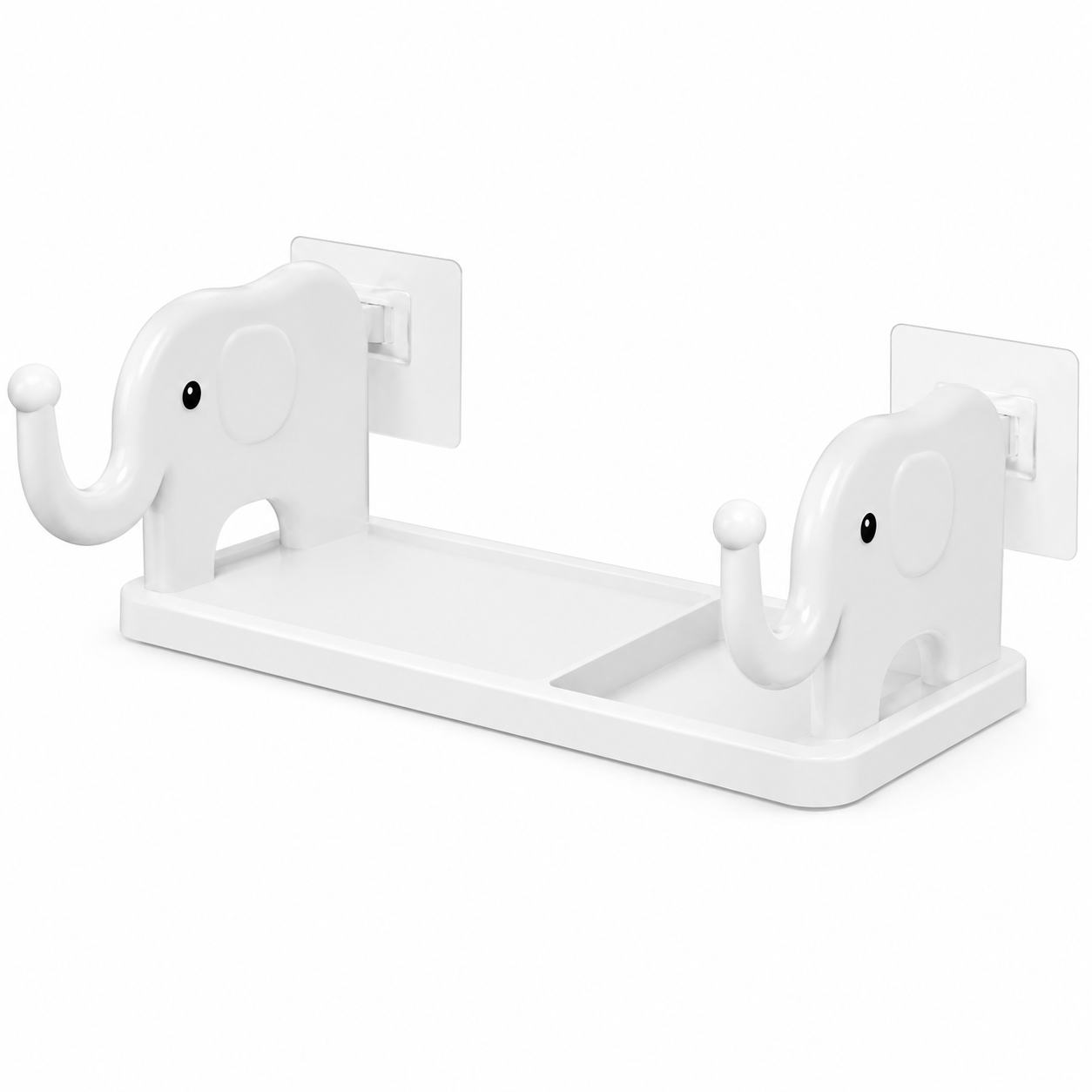 Cute Elephant Wall-Mounted Storage Shelf