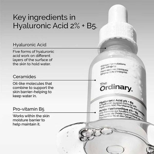 The Ordinary Hyaluronic Acid 2% + B5 , 30ml | Best Quality Hyaluronic Serum | Serum For Skin - Hyaluronic Serum