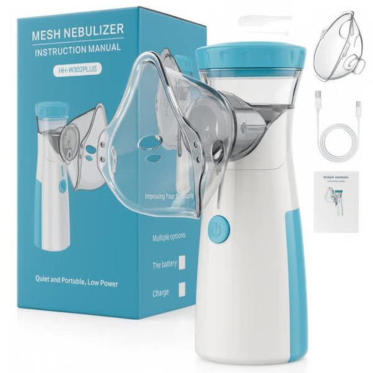 Mesh Nebulizer Machine For Kids And Adults, Handheld, Mesh Technology Portable, Soundless, And Effective Respiratory Solution