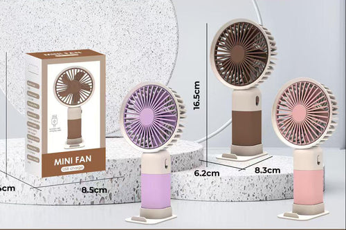 Mini USB Rechargeable Handheld & Desk Fan
